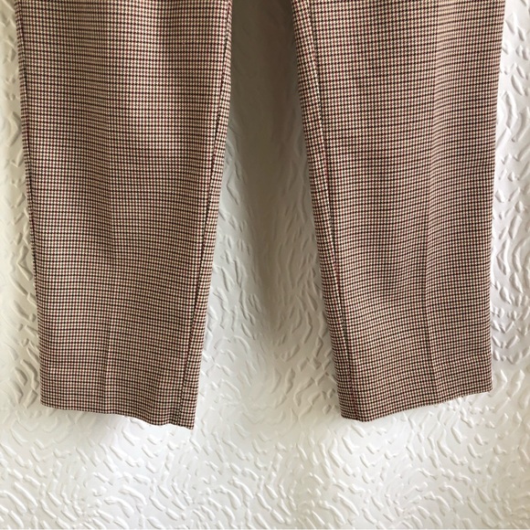 Aritzia Babaton Walker Check Pant Belted High-rise Cigarette Trouser Pant - Picture 11 of 16